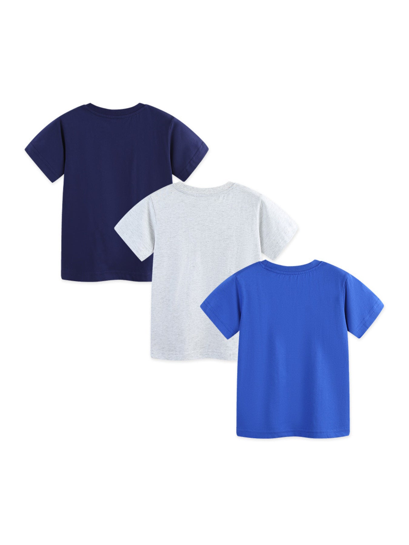 Children's Dinosaur Graphic Short Sleeve T-Shirt 3-Piece Set