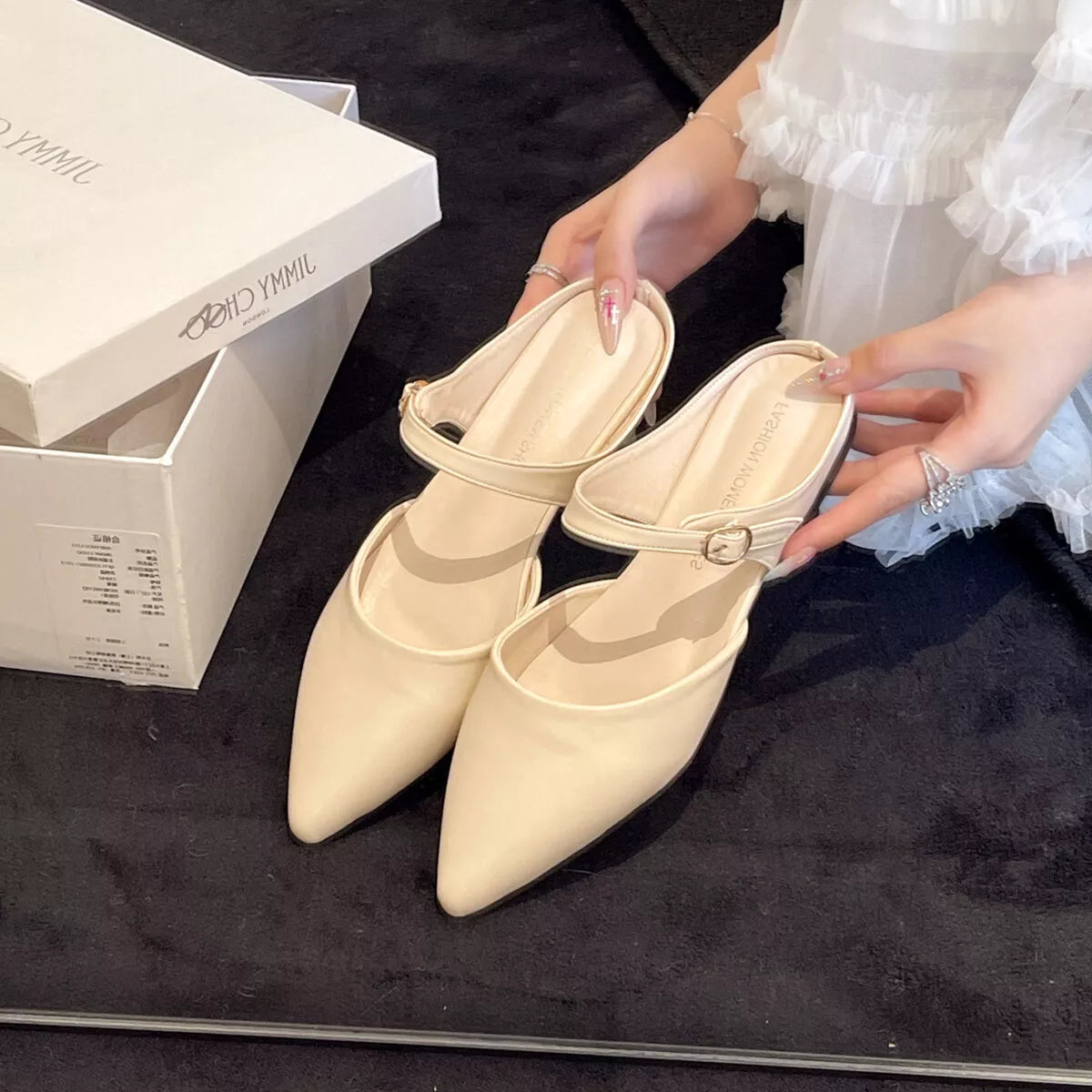 Point Toe Flats Sandals