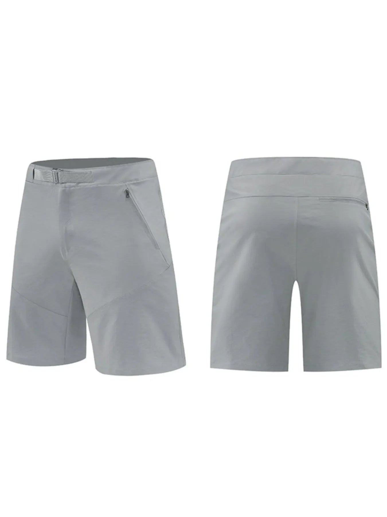 Men's Plus Size Zip Detail Shorts