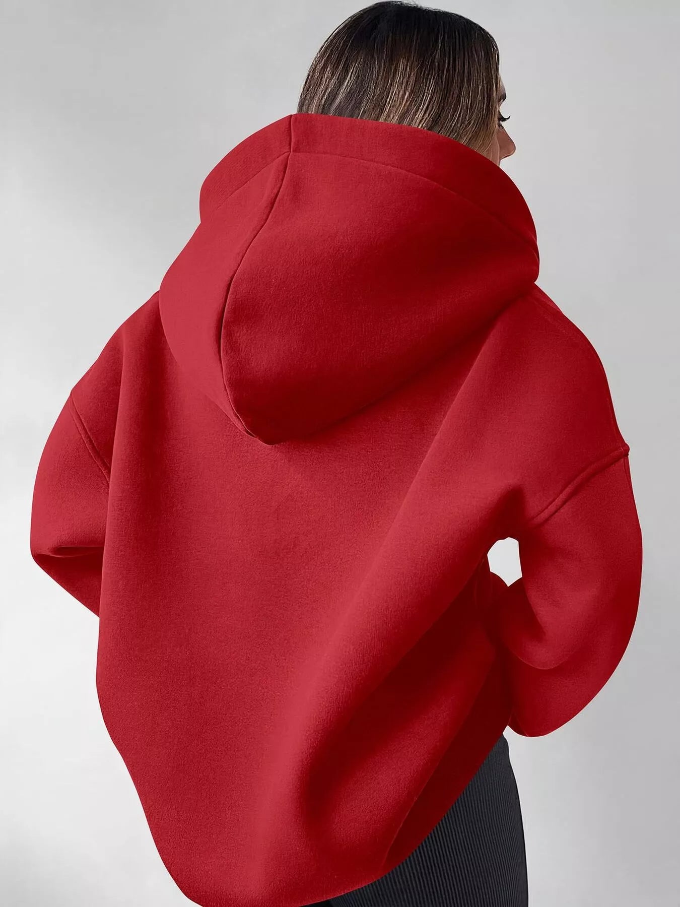 Oversized Quarter-Zip Hoodie