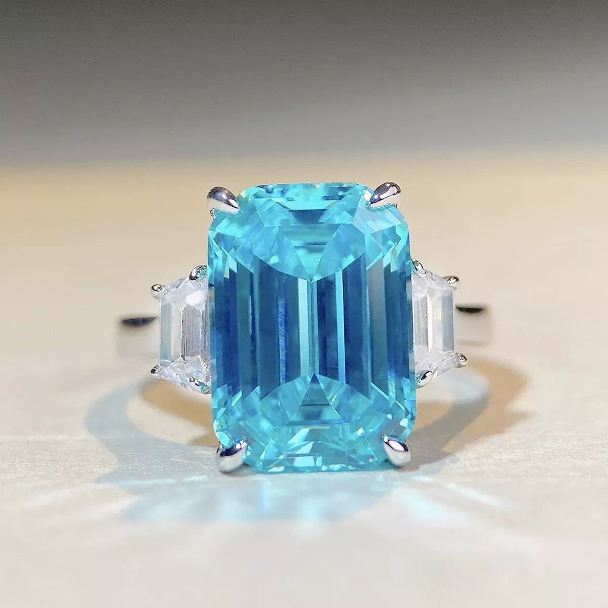 925 Sterling Silver Geometric Ring