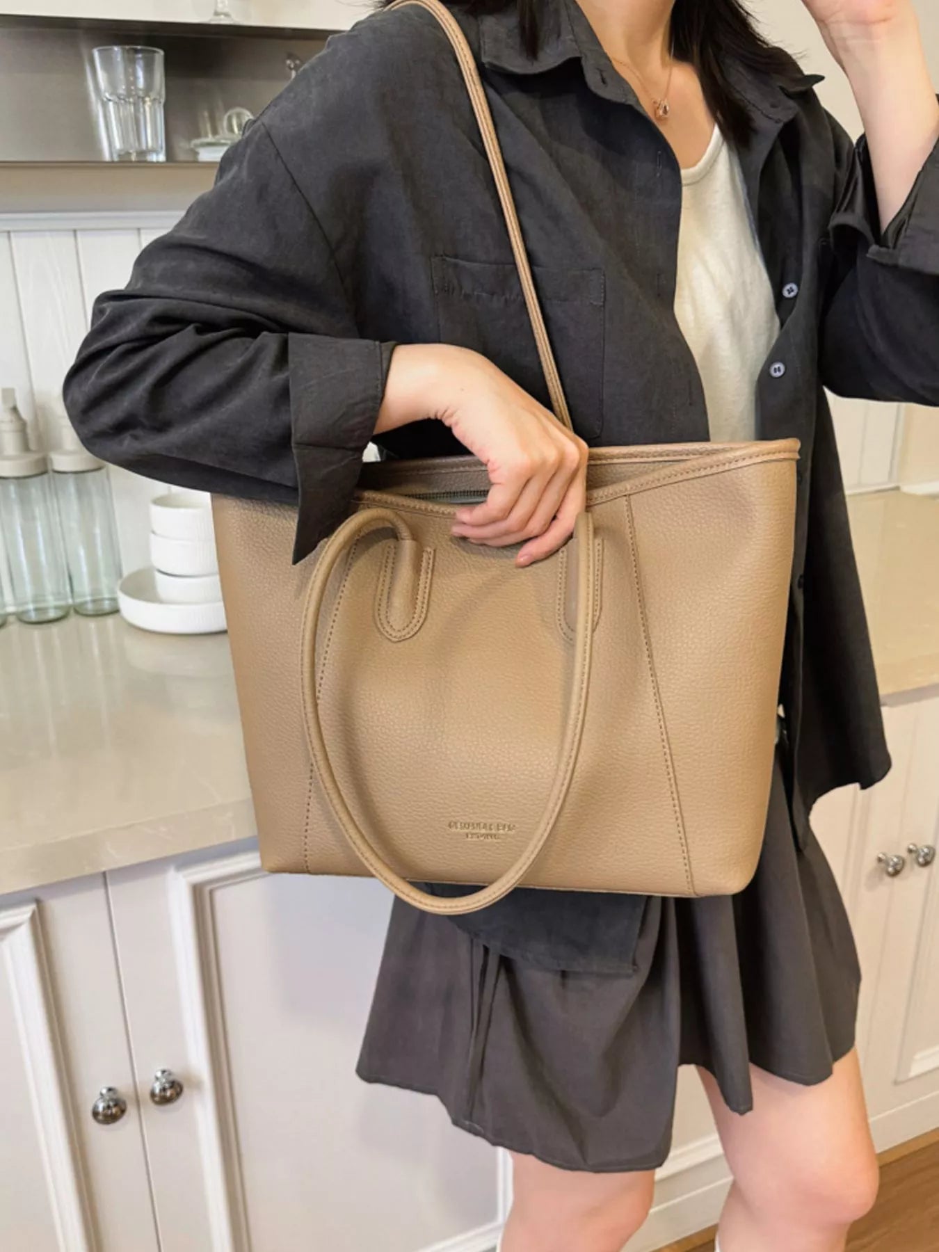PU Leather Shoulder Bag