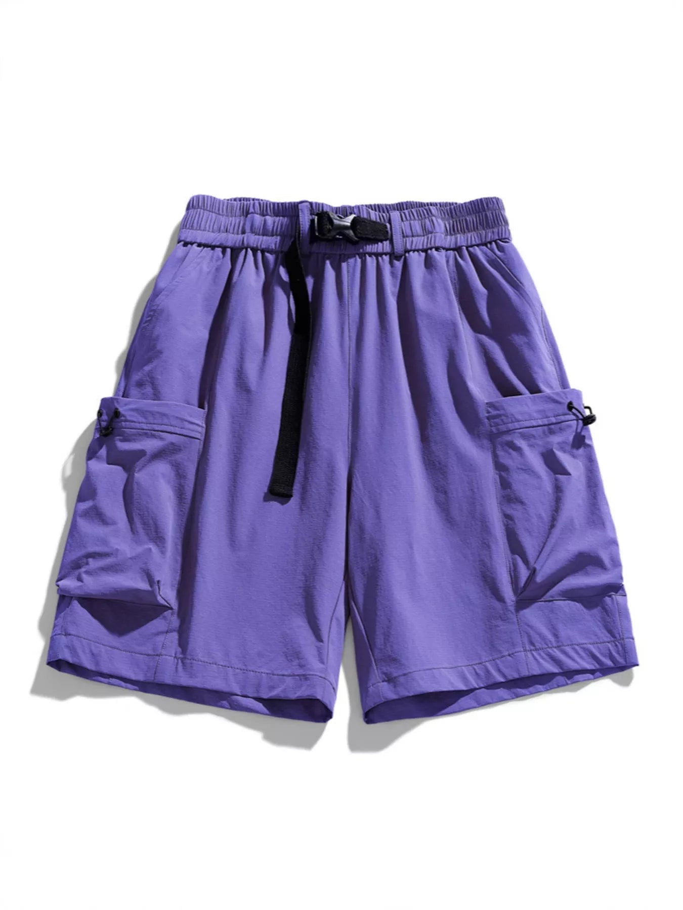 Men's Plus Size Drawstring Cargo Shorts