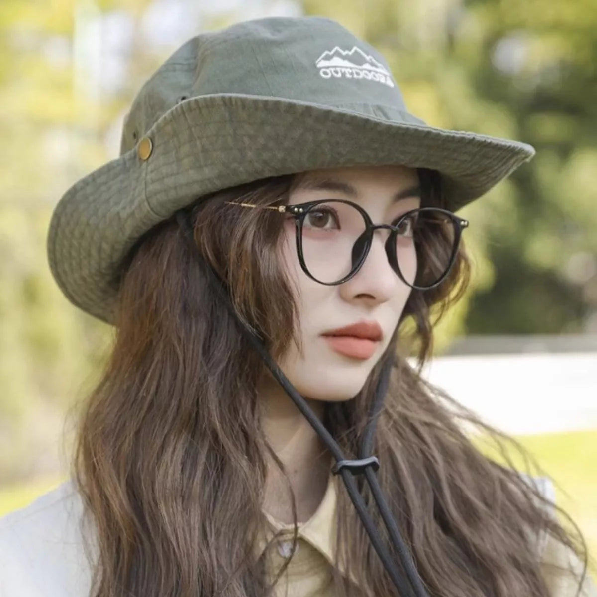 Outdoor Wide Brim Bucket Hat