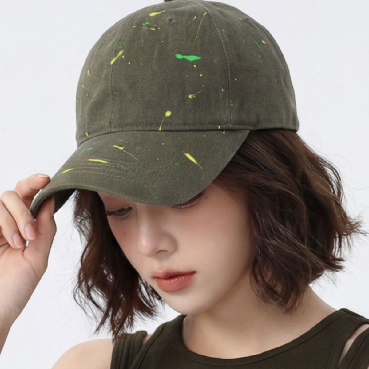 Splatter Paint Baseball Cap