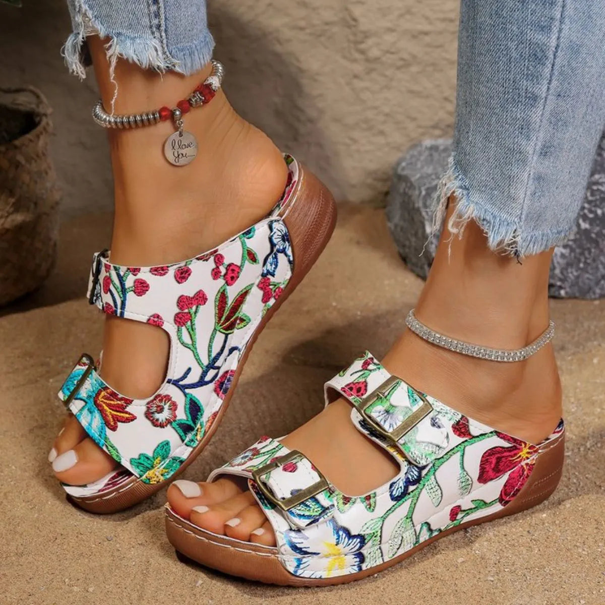 Open Toe Platform Sandals
