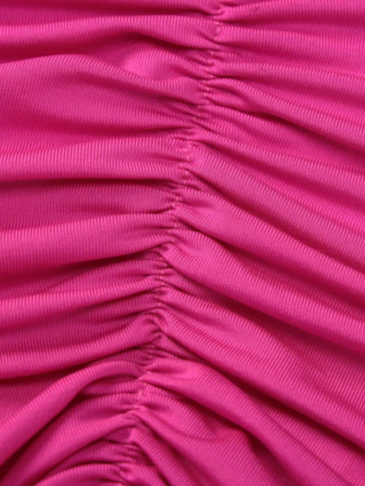 Backless One-Shoulder Ruched Bodycon Maxi Dress