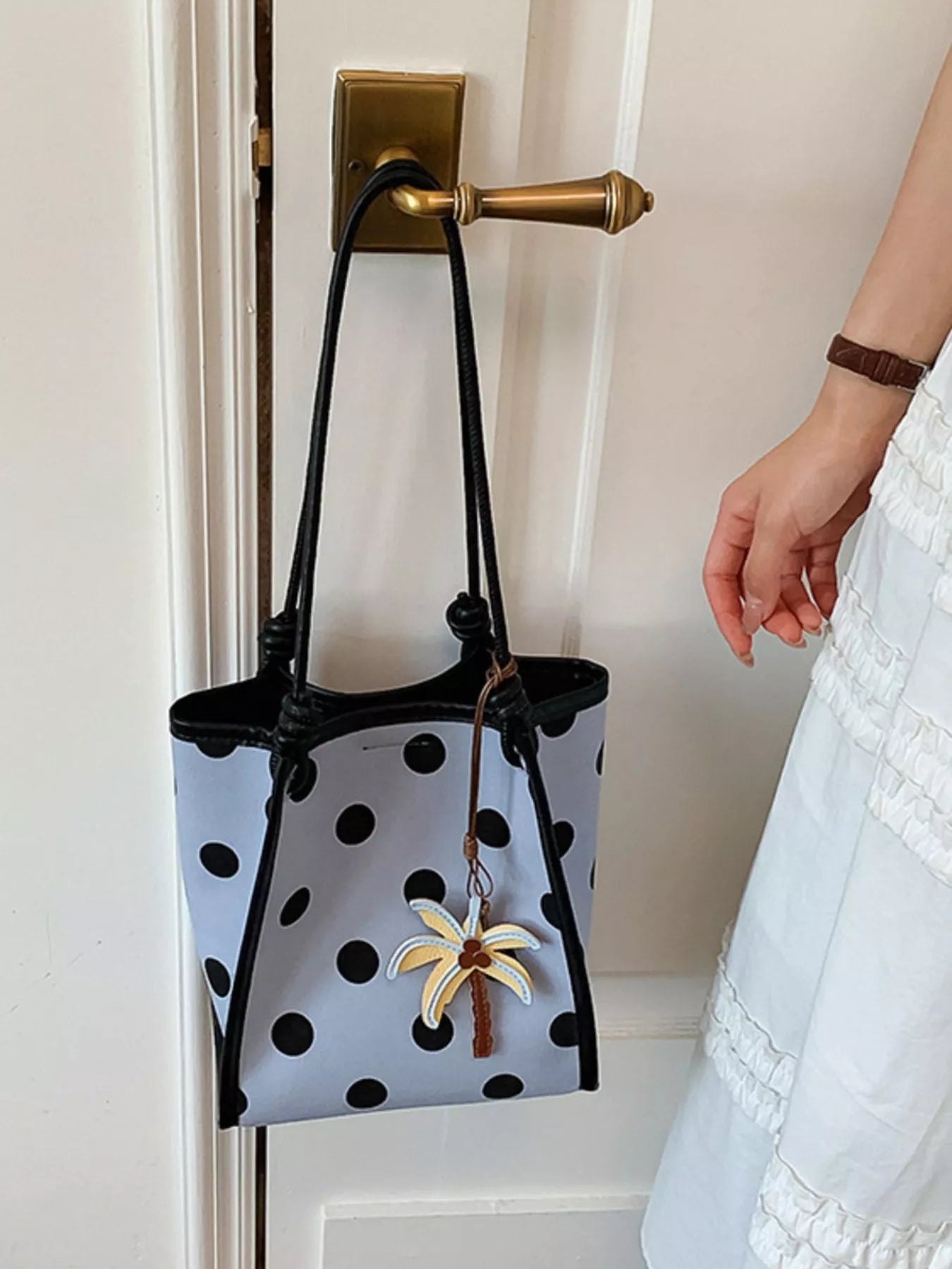 Polka Dot Shoulder Bag