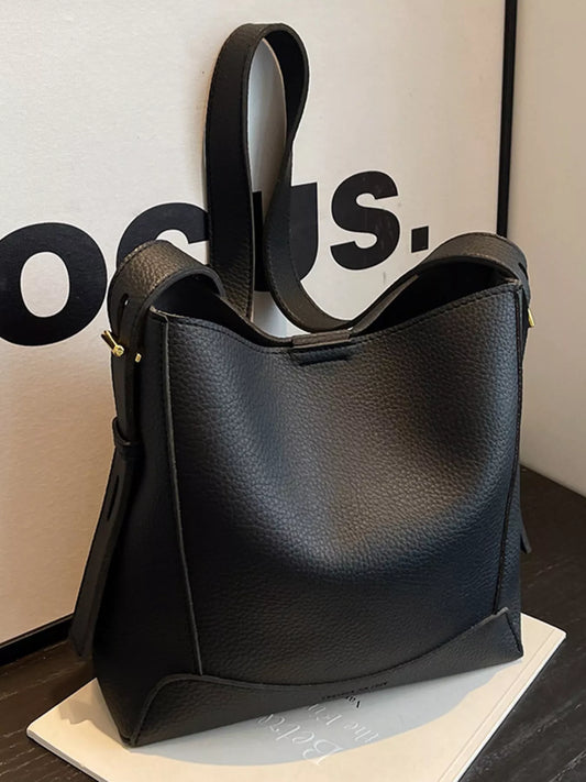 Leather Adjustable Strap Crossbody Bag