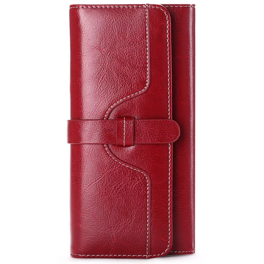 Leather Long Wallet