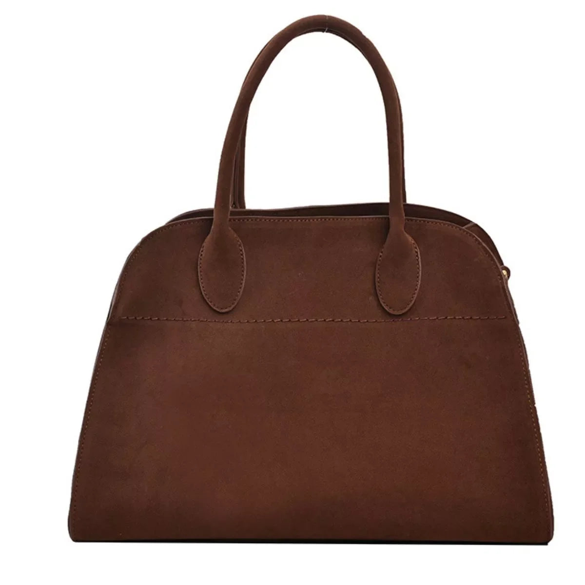 Suede Leather Large Handbag