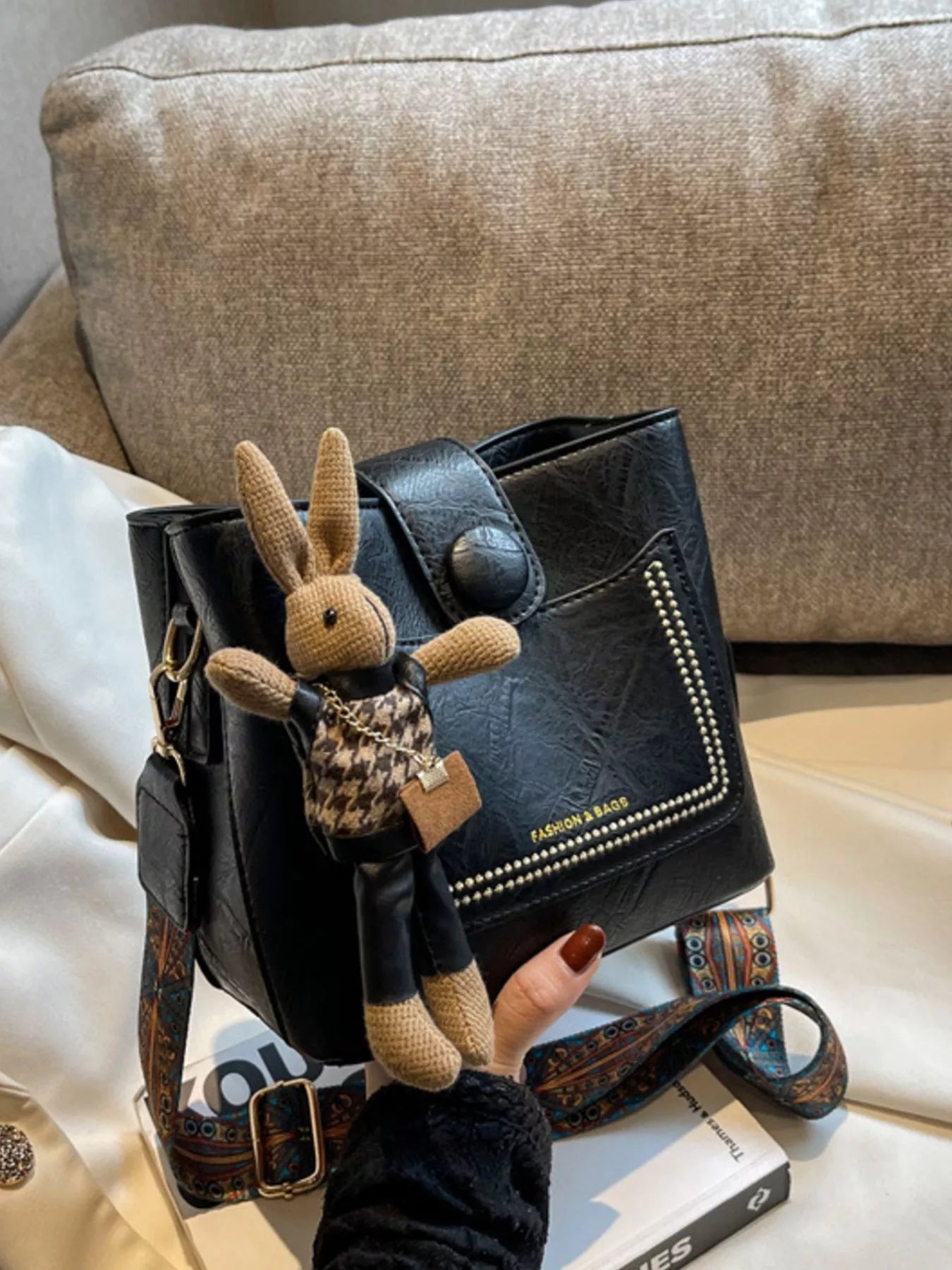 PU Leather Crossbody Bag
