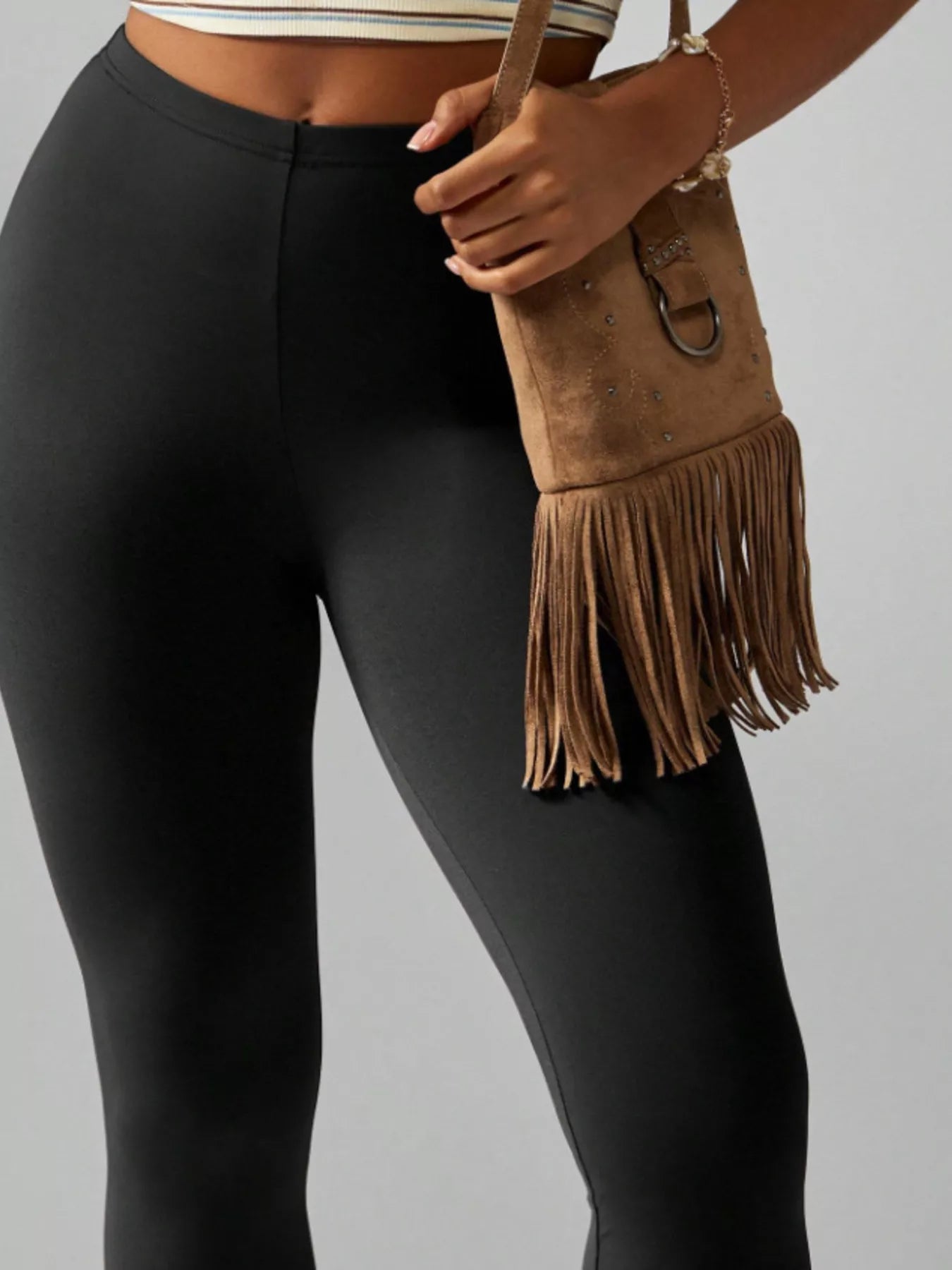 High-Waisted Active Capri Leggings