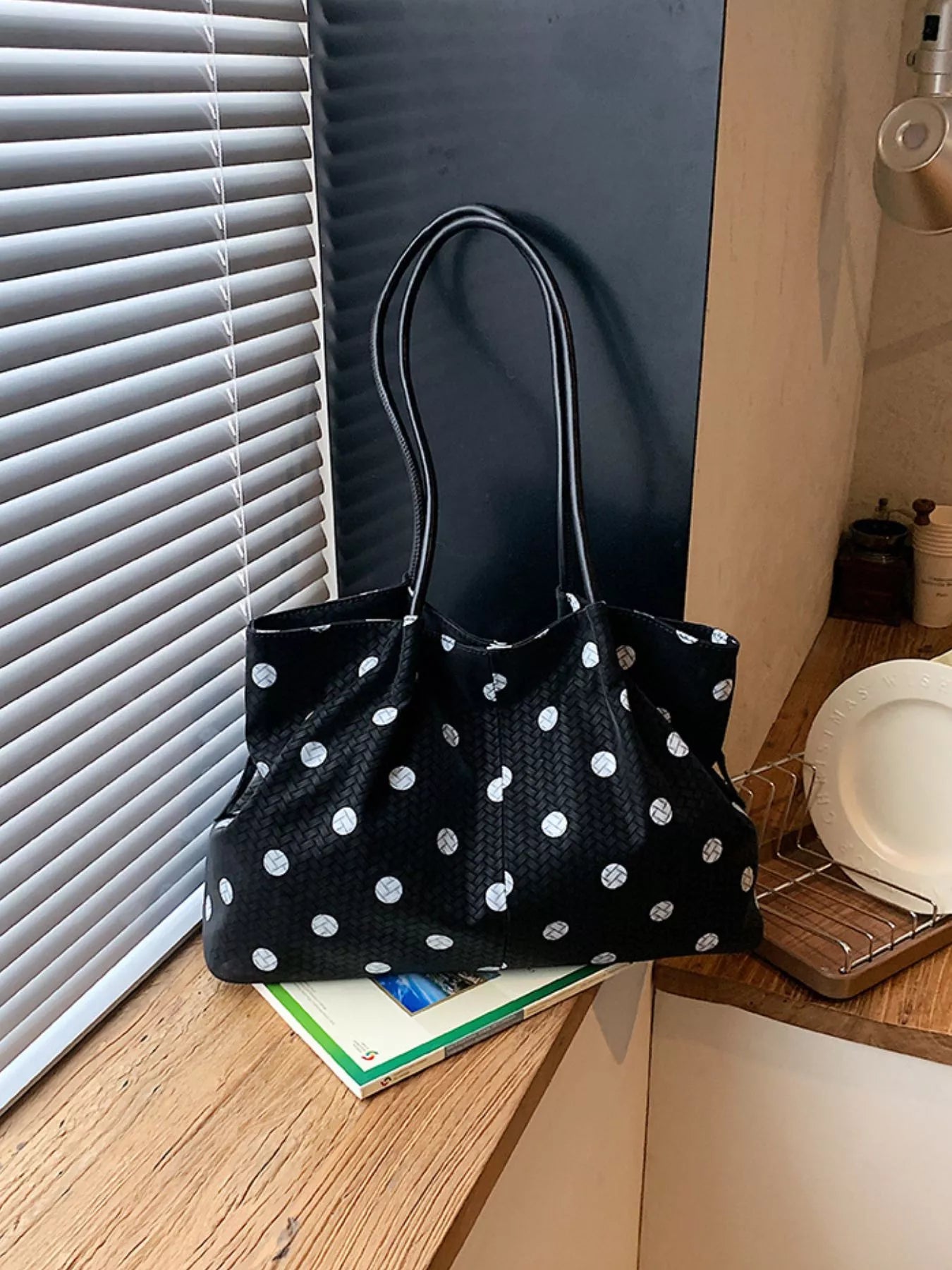 Polka Dot Shoulder Bag