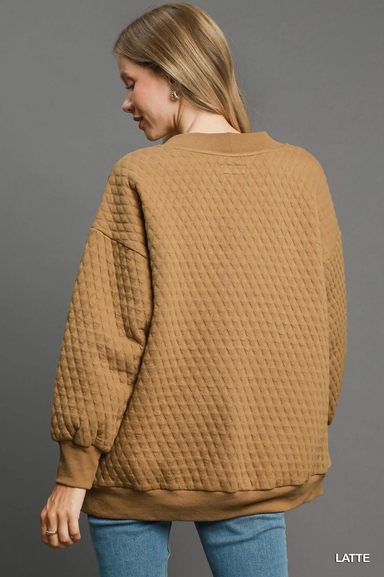 Umgee Button-Up Jacquard Cardigan