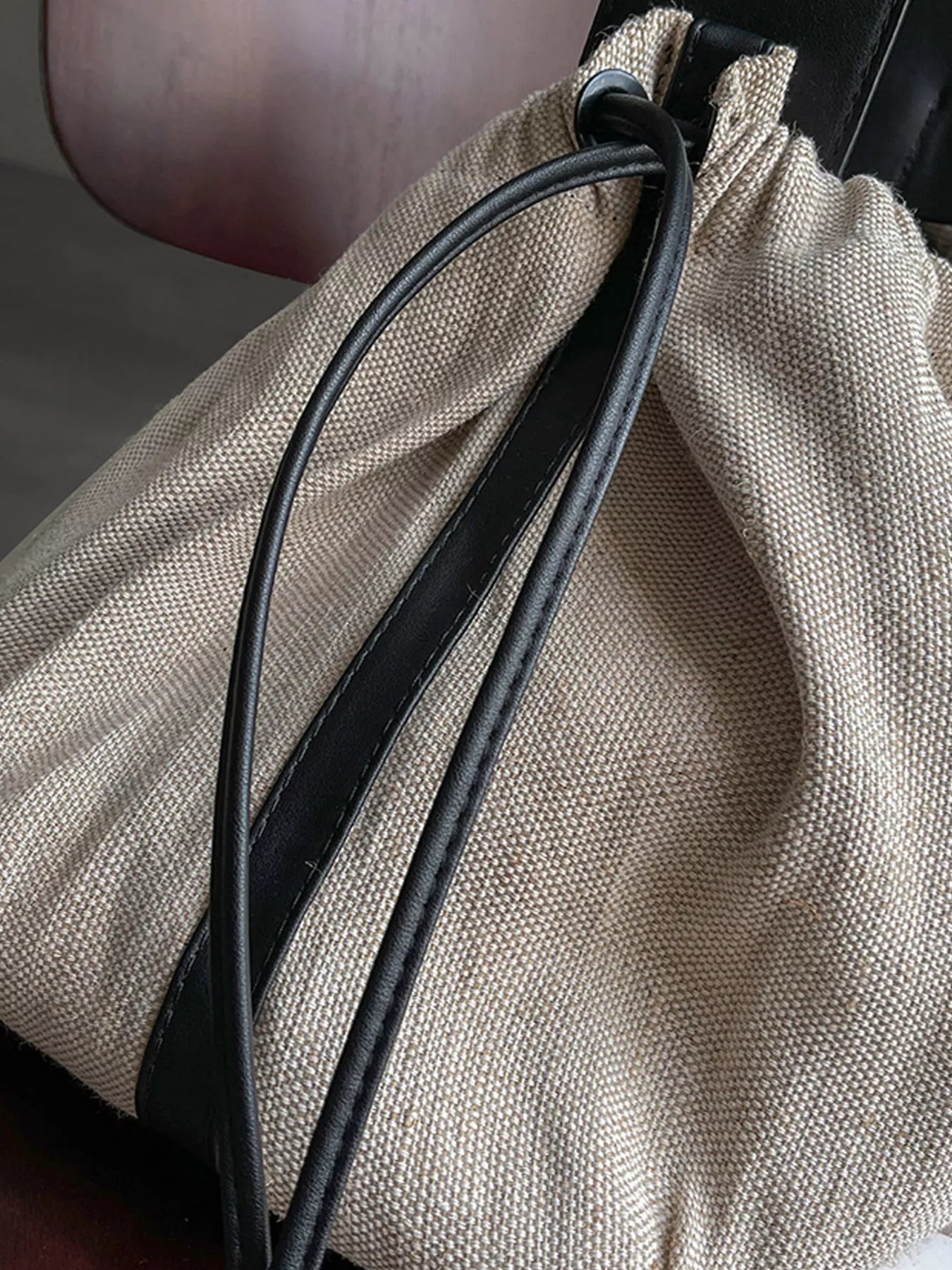 Drawstring Closure Handbag
