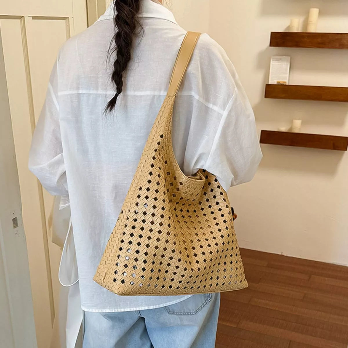 Cutout Shoulder Bag