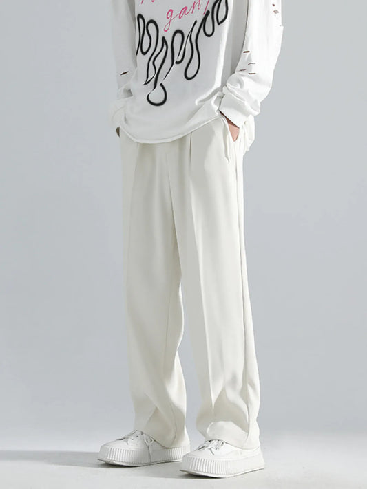 Men's Full Size Loose Fit Casual Pants Plus Size