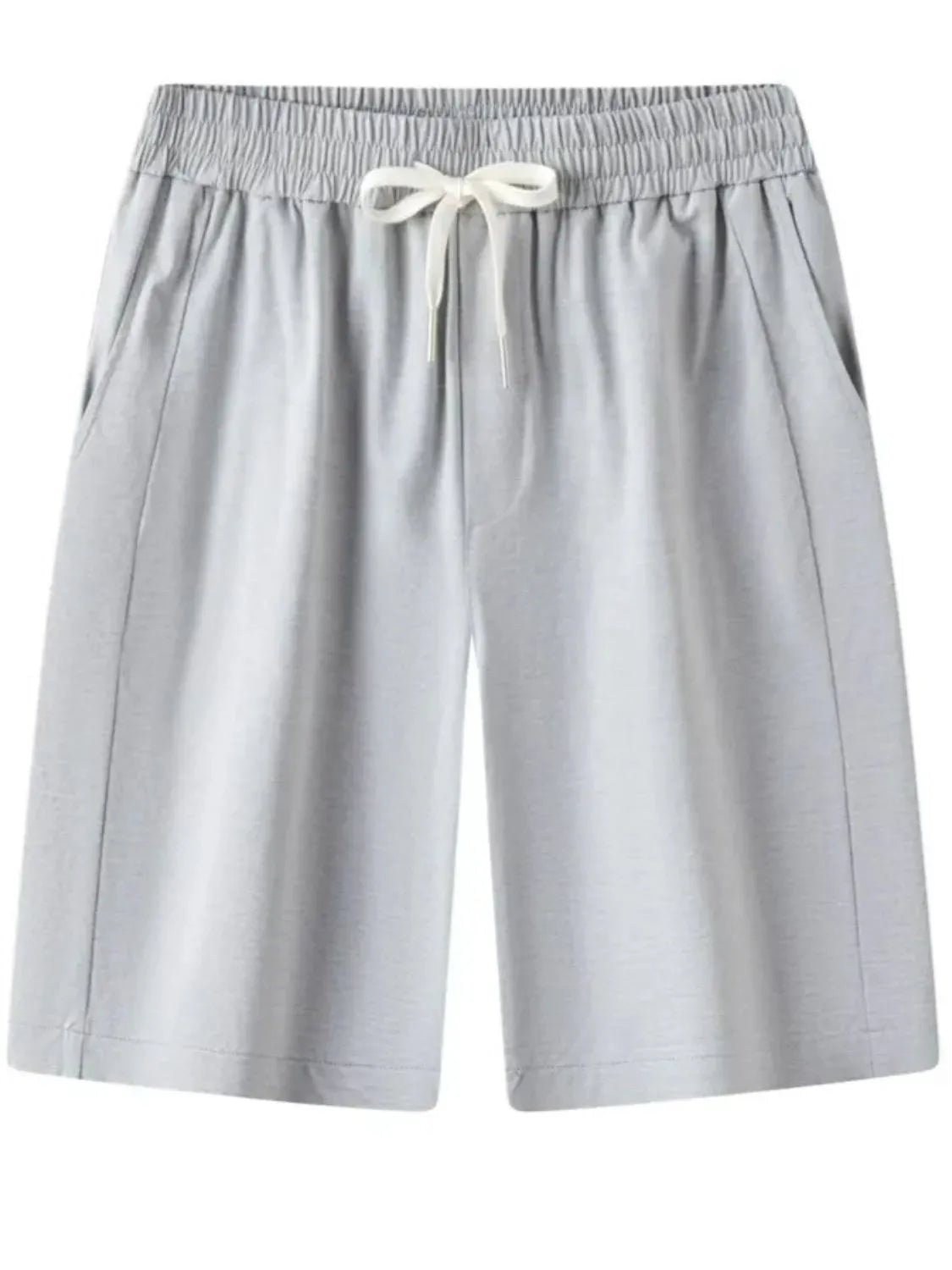 Men's Plus Size Drawstring Shorts with Pockets