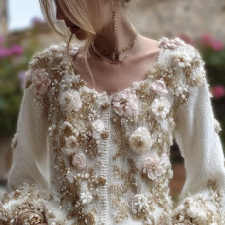 Women’s 3D Printed Cardigan Coat – Spring & Fall Outerwear