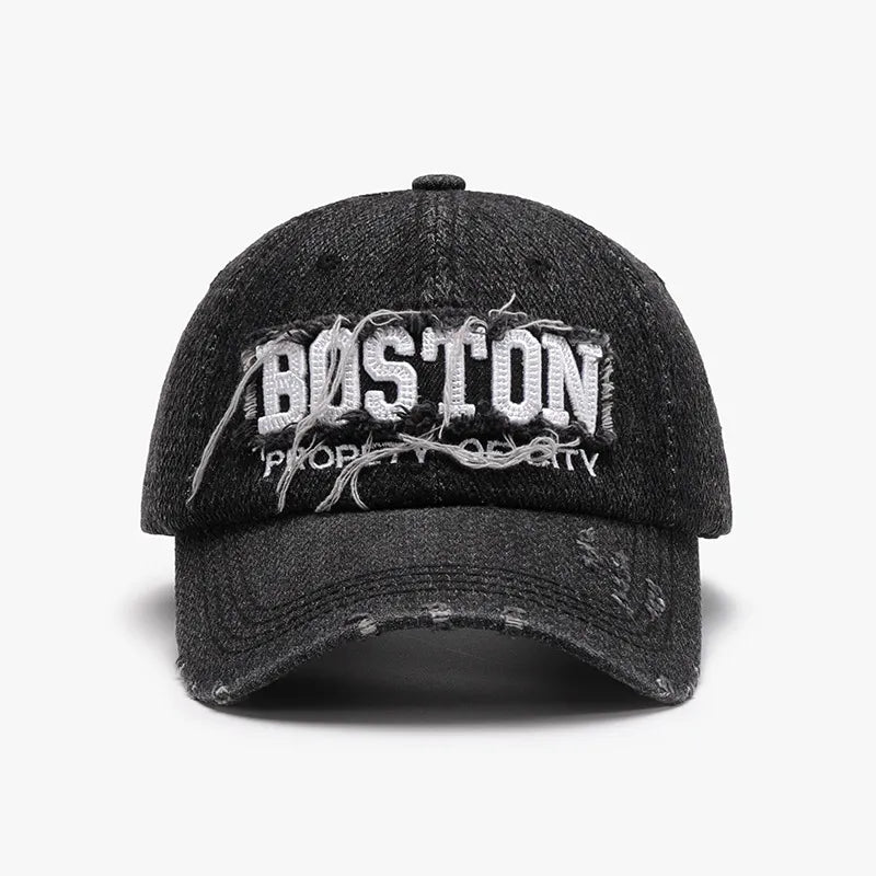 Letter Adjustable Cotton Baseball Cap
