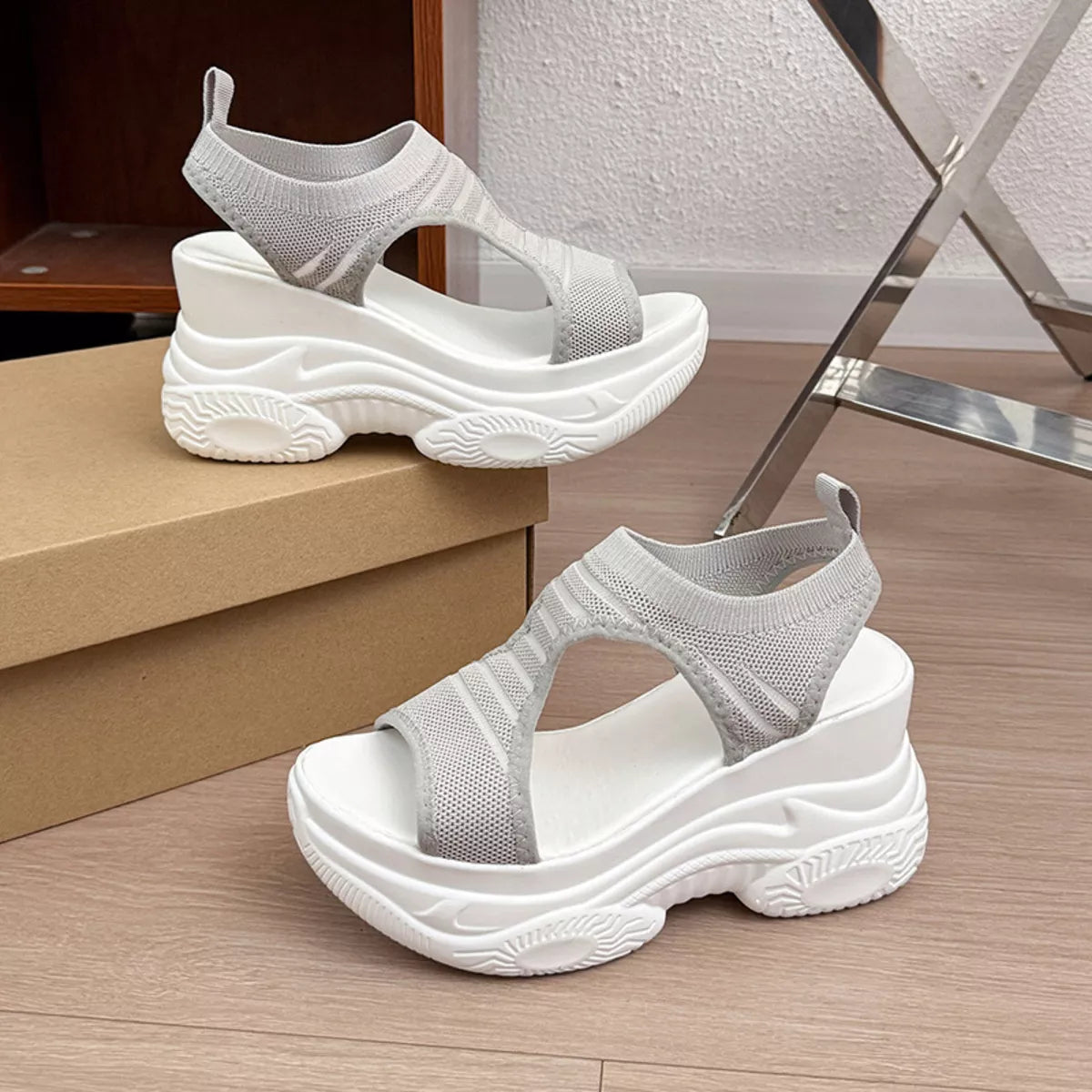 Open Toe Platform Sandals