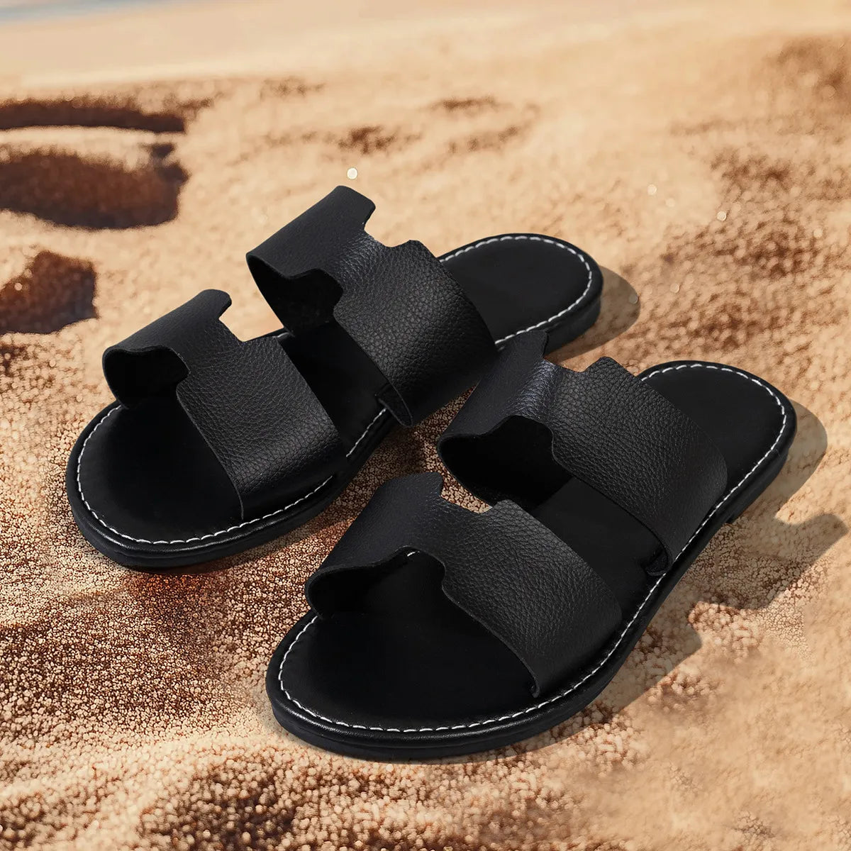 Open Toe Flats Sandals