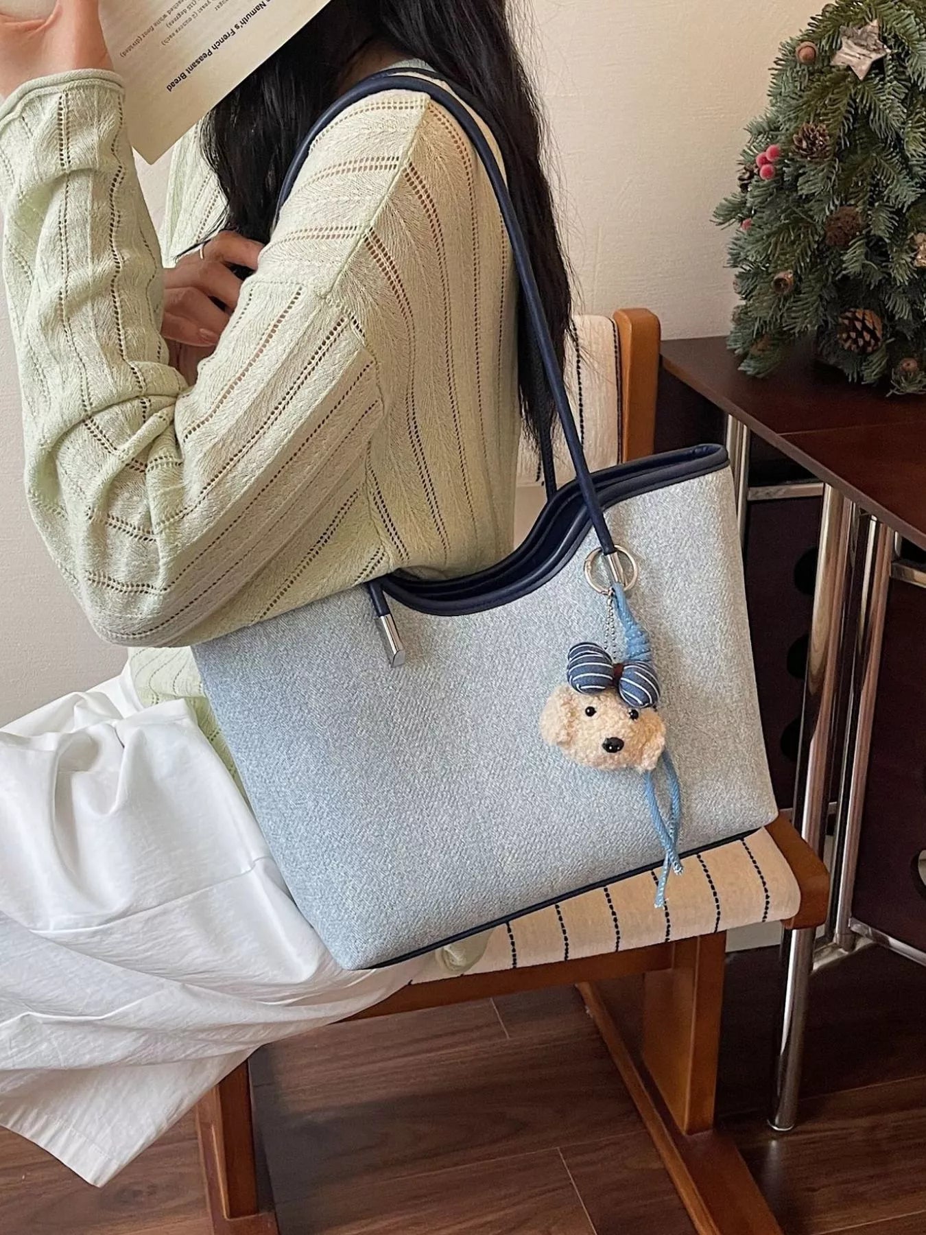 PU Leather Shoulder Bag