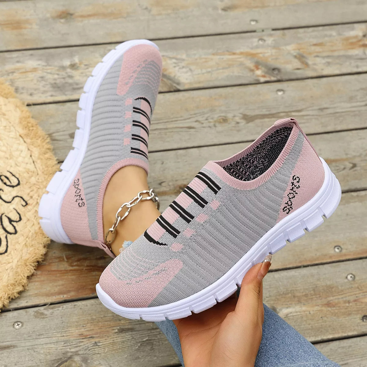 Round Toe Slip-Ons