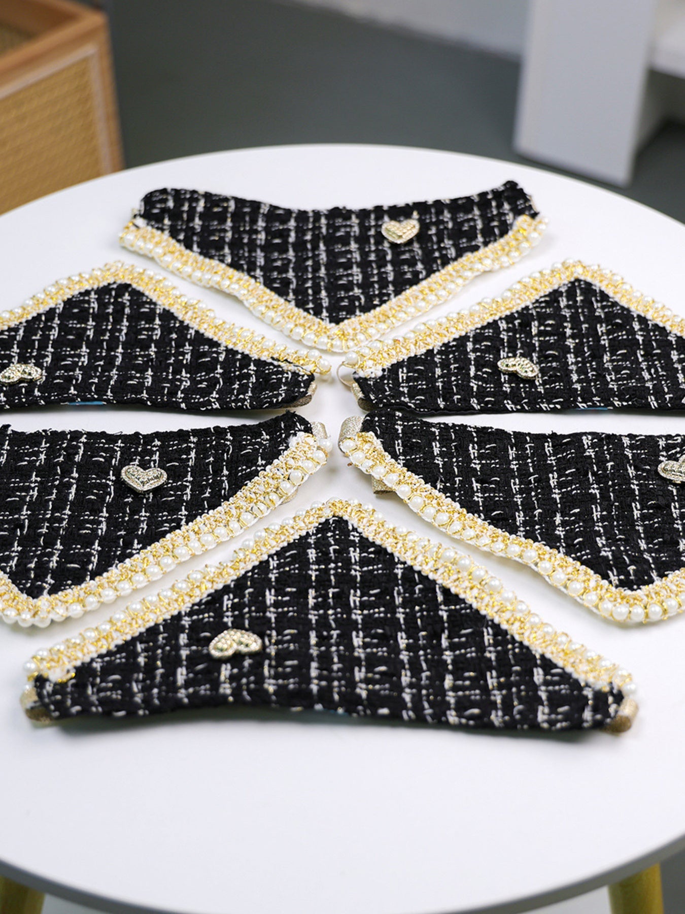 Triangle Tweed Pet Scarf