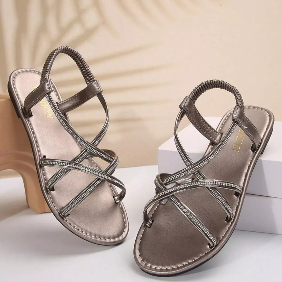 Open Toe Flats Sandals