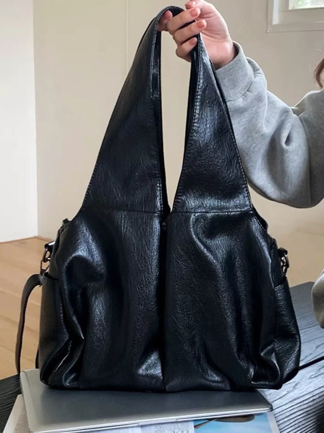 PU Leather Tote Bag
