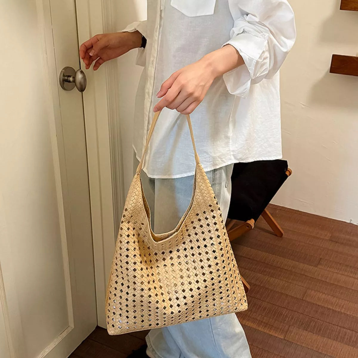 Cutout Shoulder Bag
