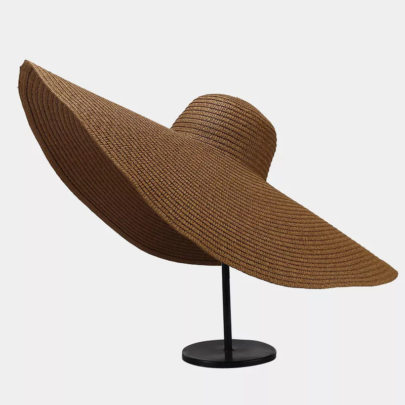 Oversized Wide Brim Straw Sun Hat