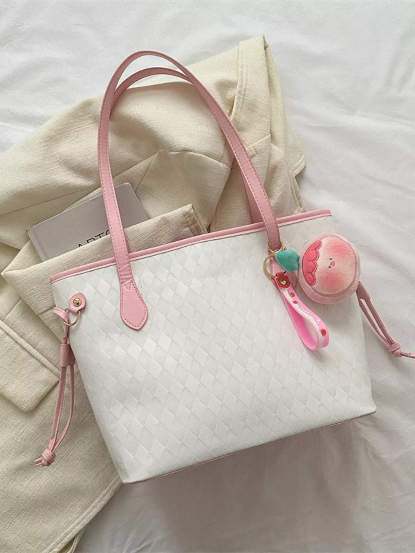Woven Pattern Tote Bag