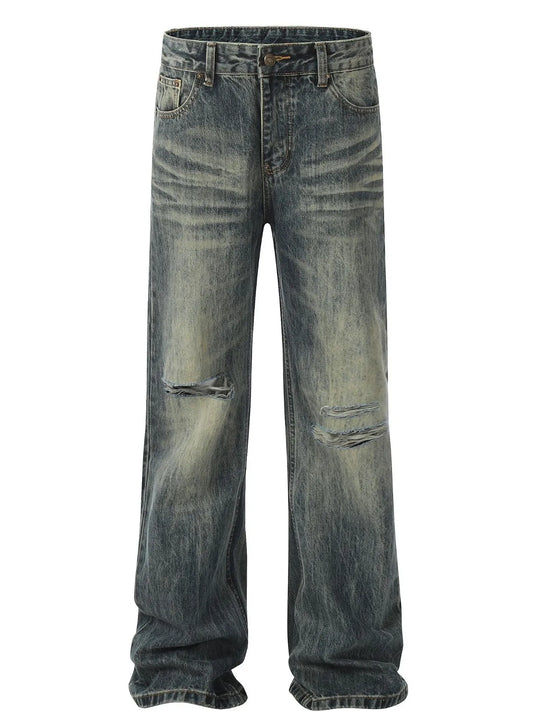 Men's Distressed Loose Fit Jeans