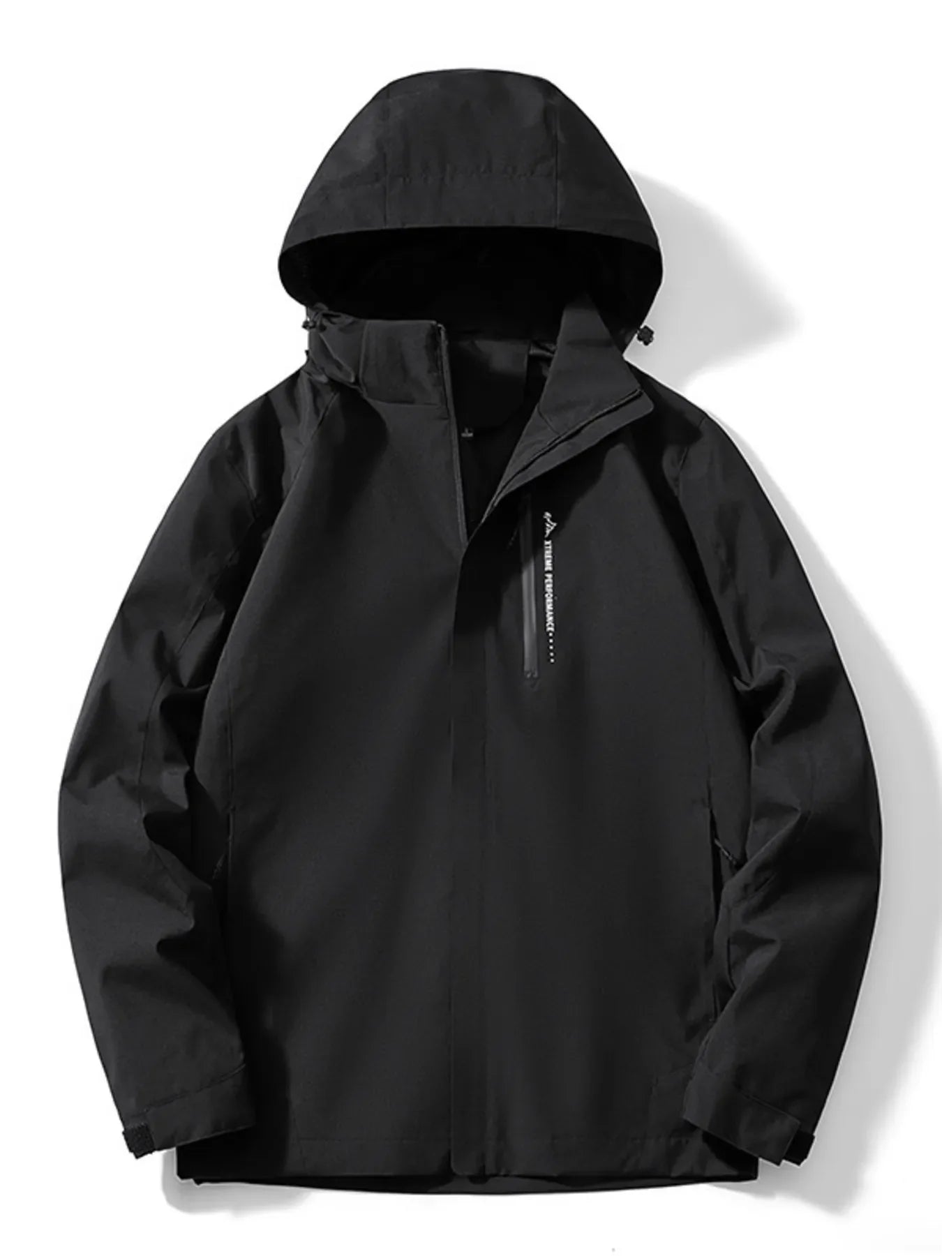 Men's Plus Size Waterproof Hooded Outdoor Jacket