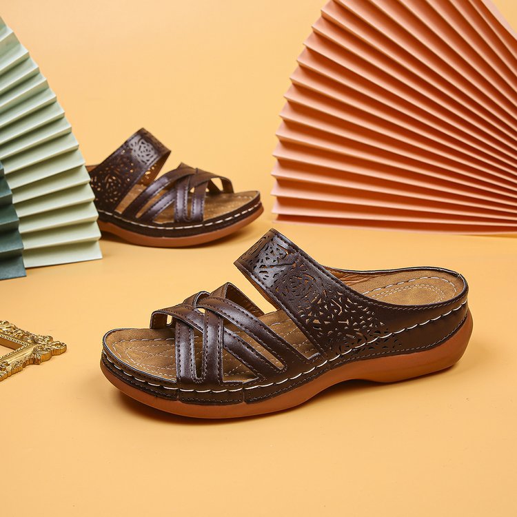 Open Toe Wedge Sandals