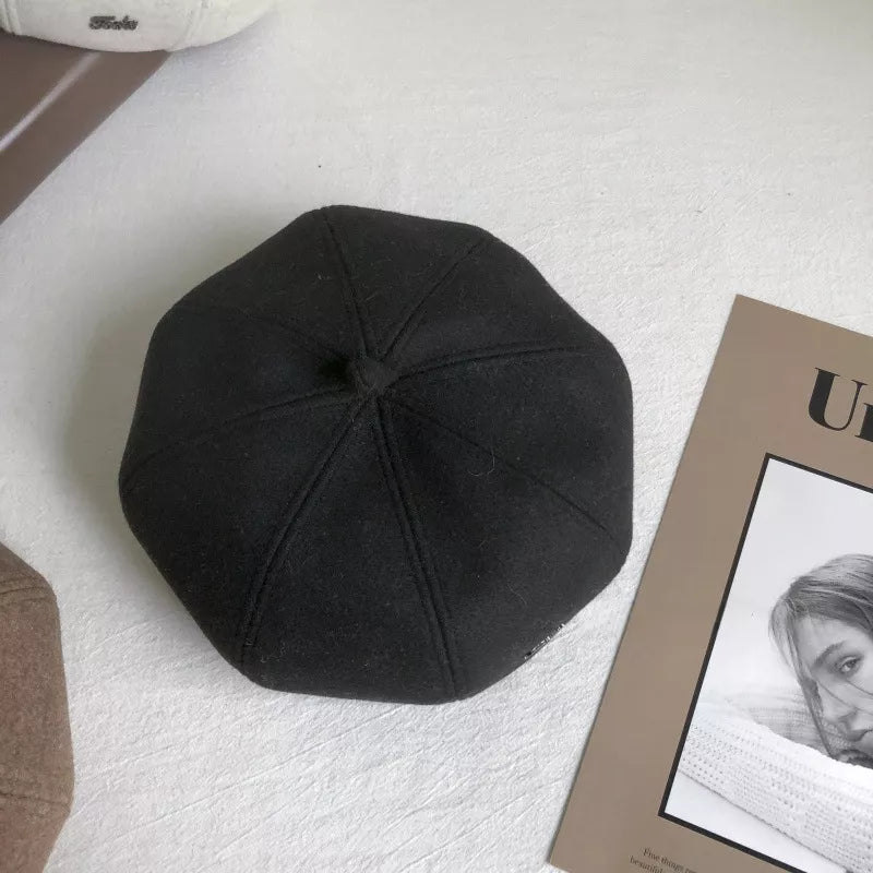 Solid Color Beret Hat