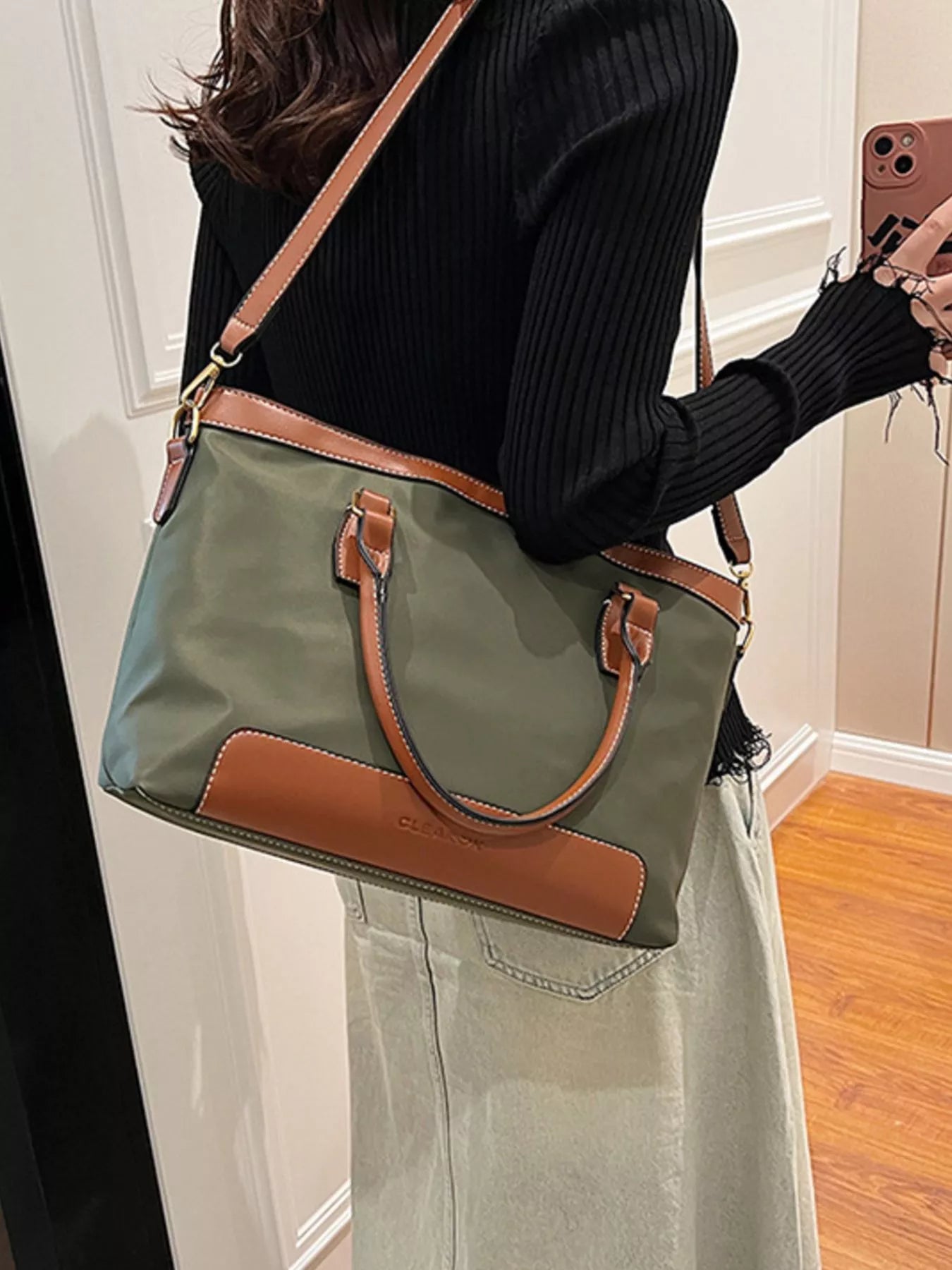 PU Leather Tote Bag