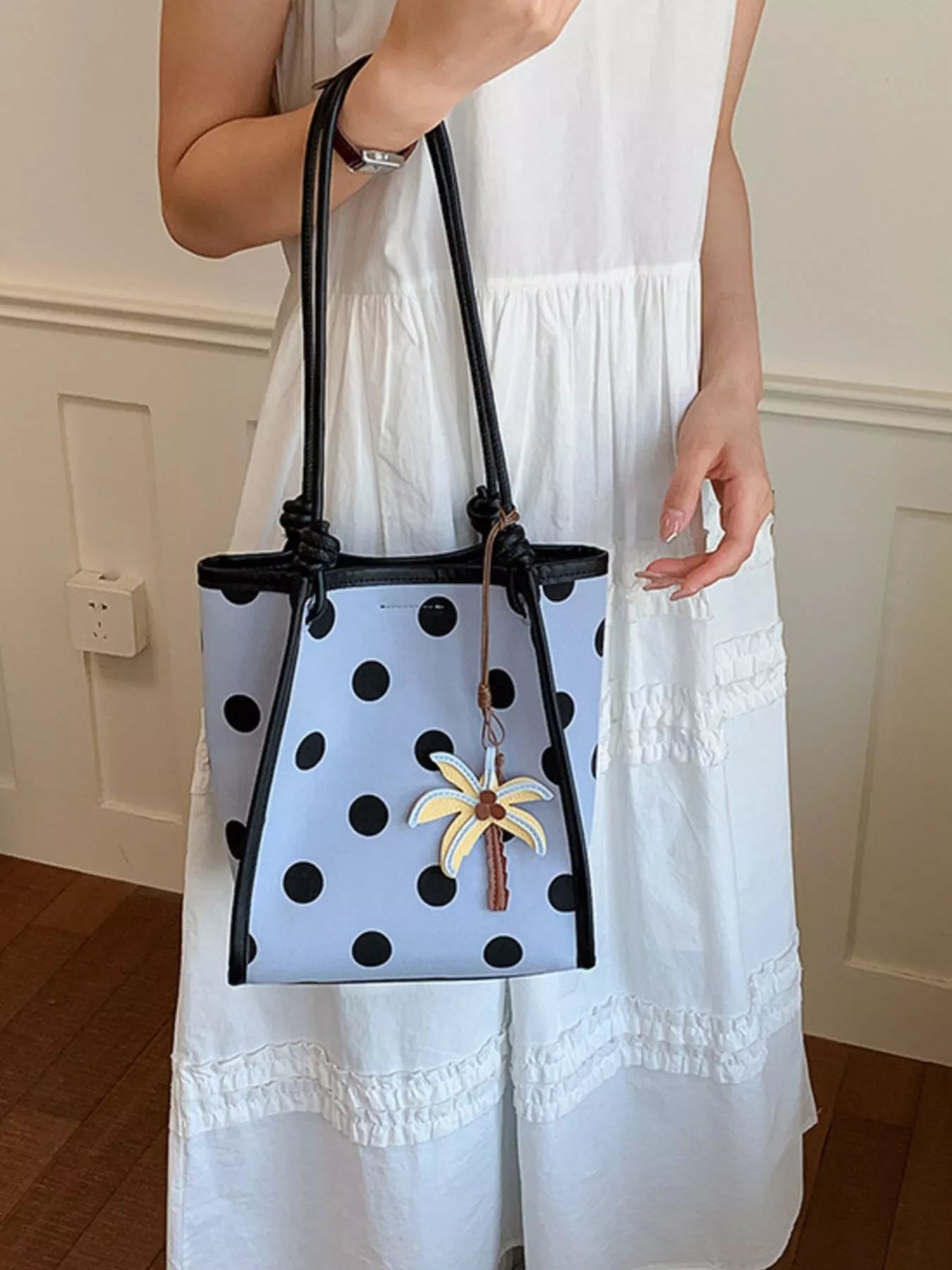Polka Dot Shoulder Bag
