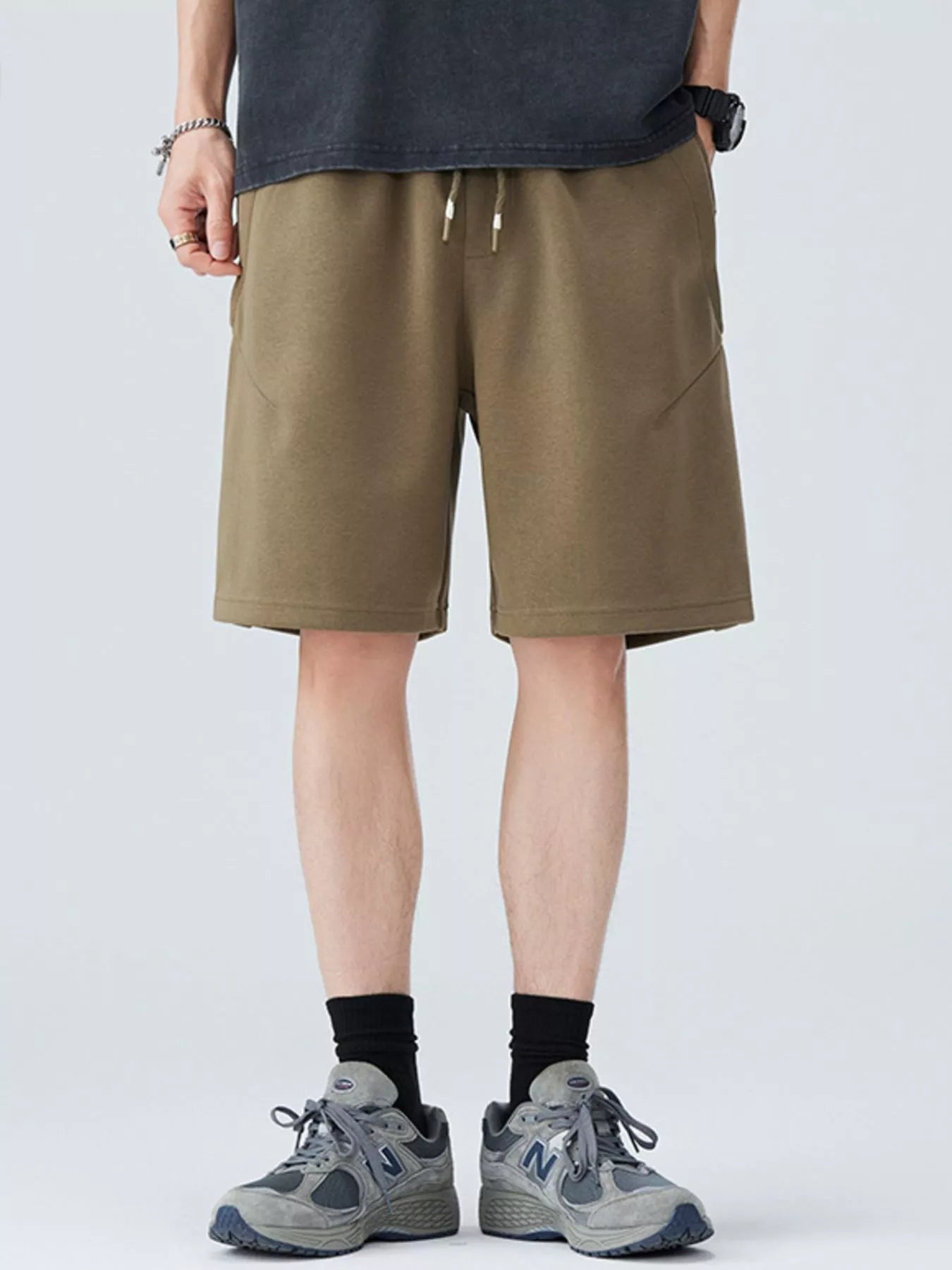 Men's Plus Size Casual Comfort Drawstring Shorts