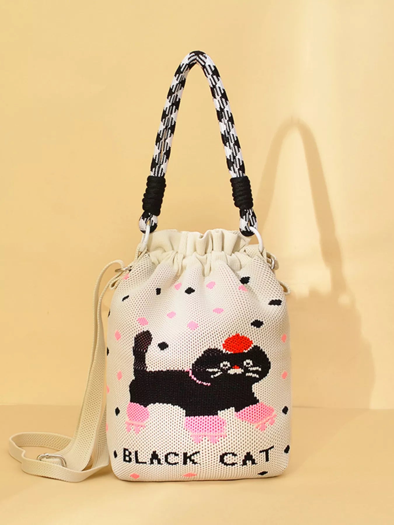 Drawstring Bucket Bag