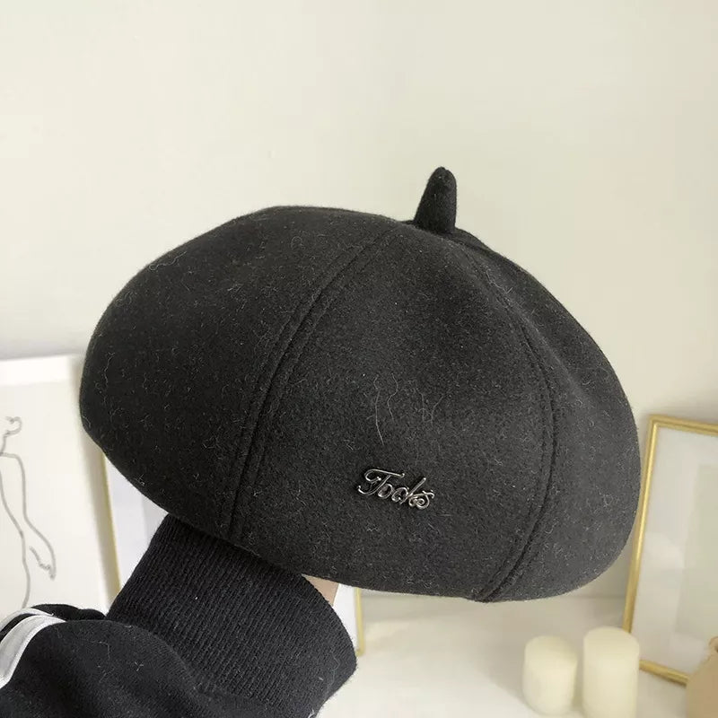 Solid Color Beret Hat