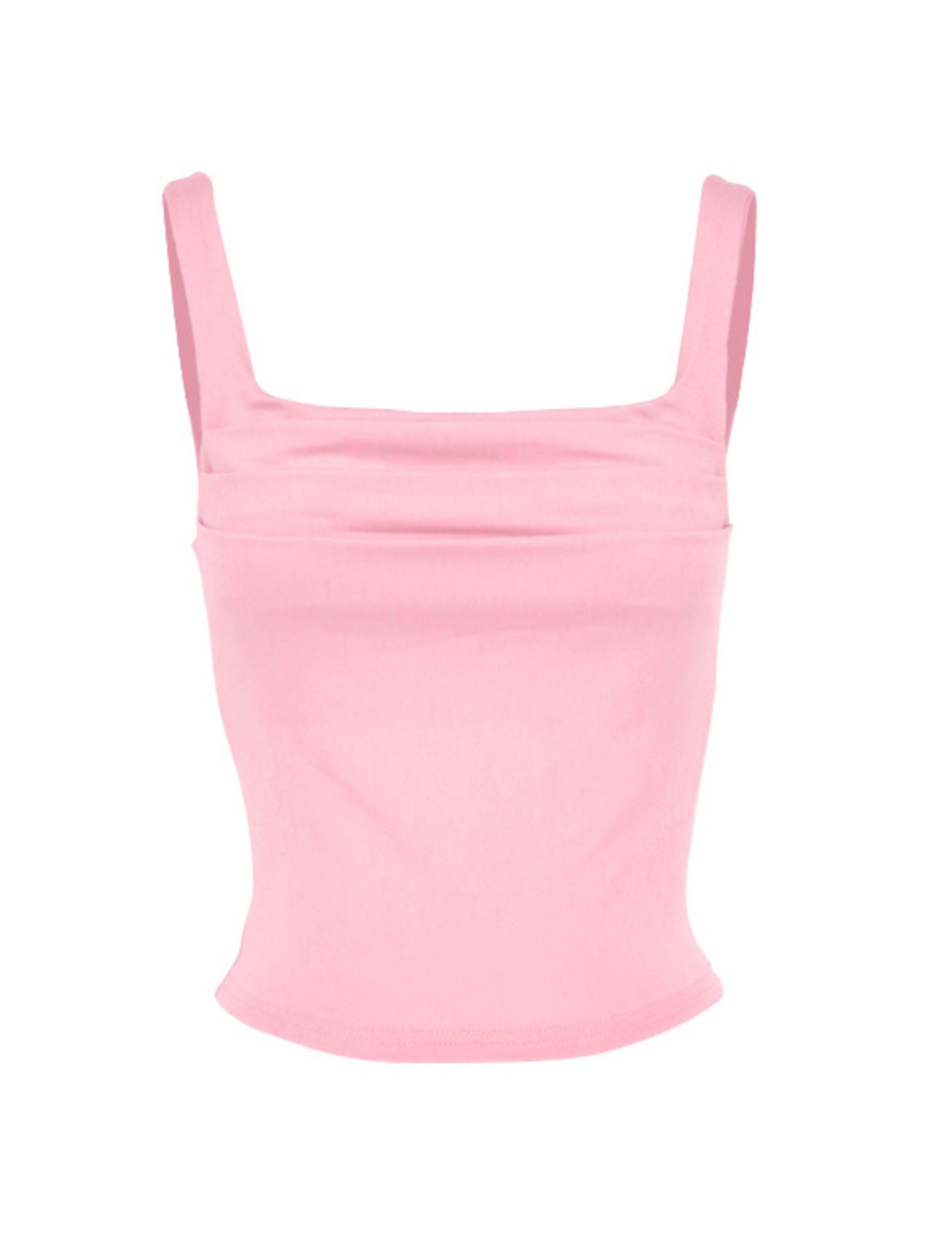 Ruched Square Neck Tank