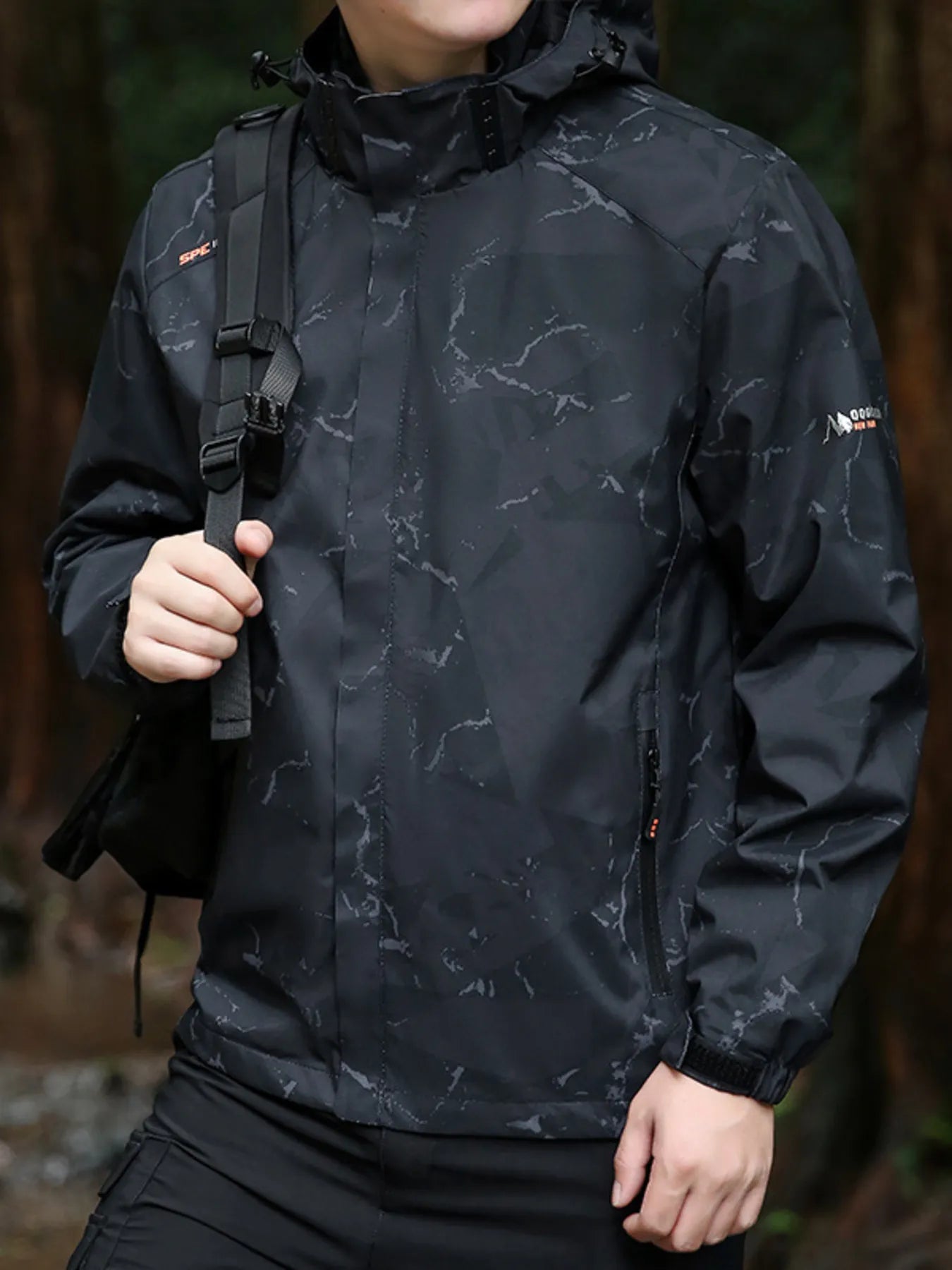 Men's Plus Size Windproof Outdoor Jacket