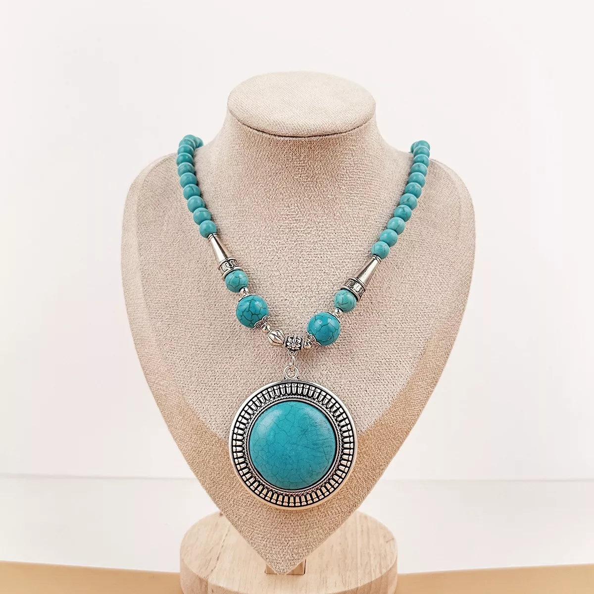 Bohemian Style Statement Pendant Necklace