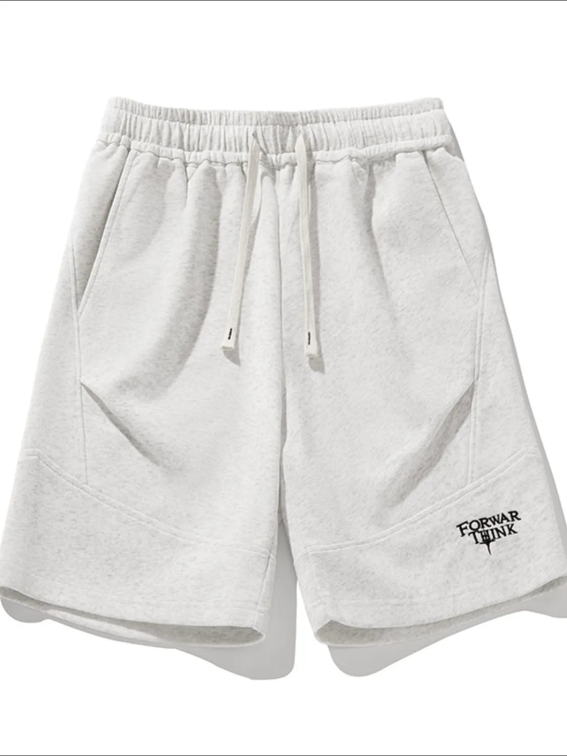 Men's Plus Size Drawstring Shorts with Pockets