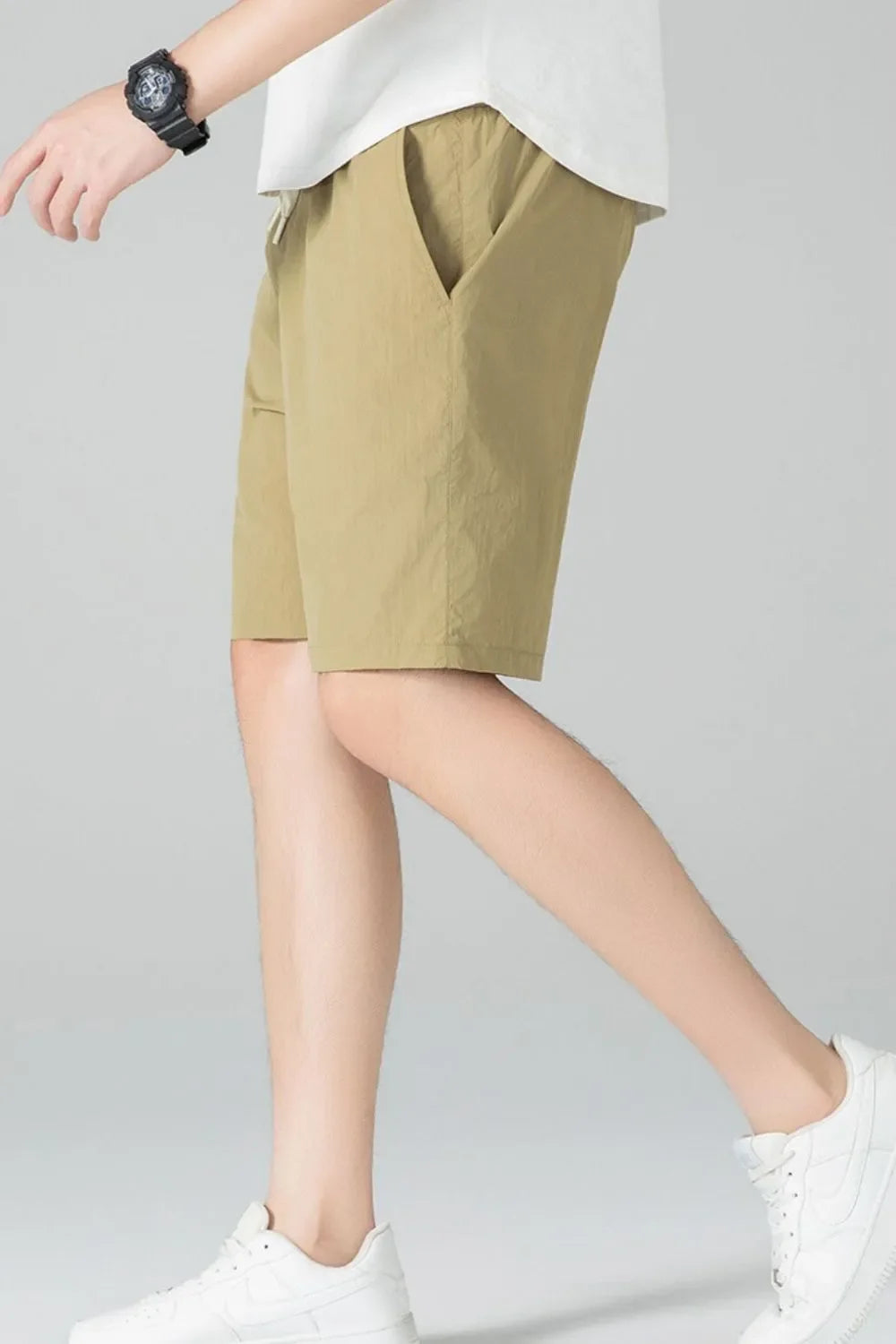 Men's Plus Size Casual Drawstring Shorts