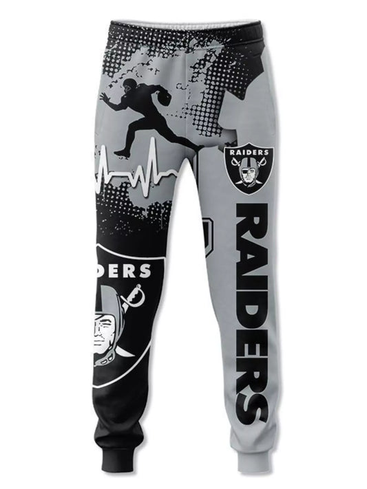 Men's Full Size Printed Loose Fit Joggers Plus Size
